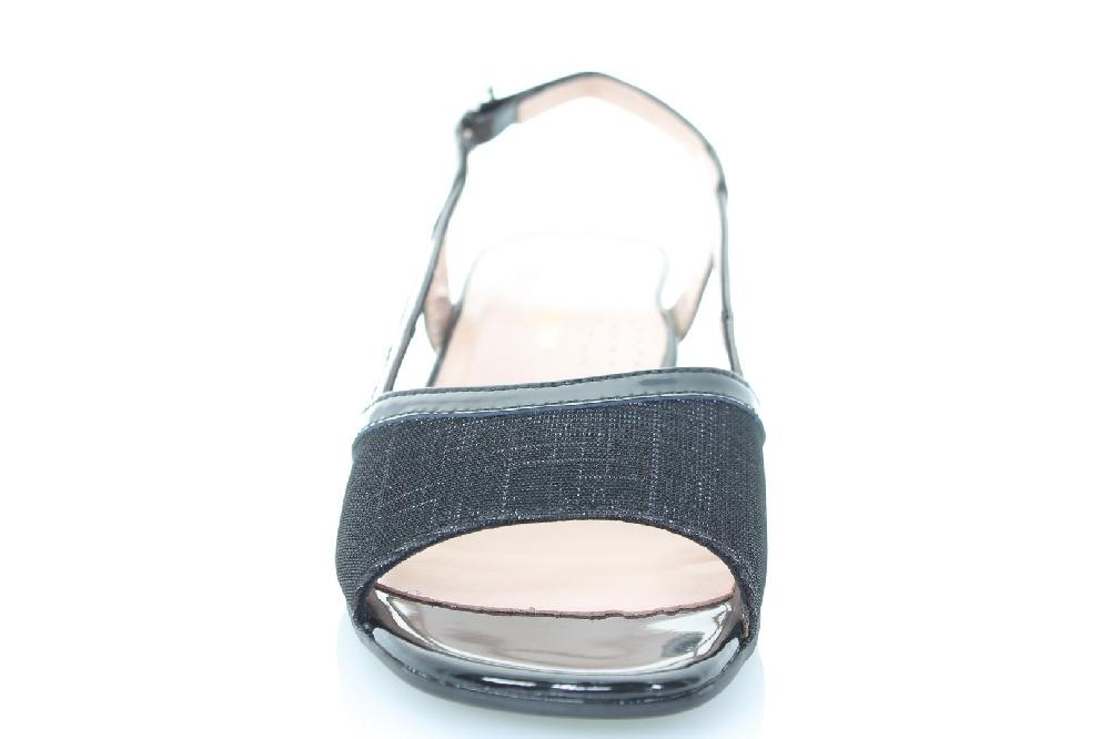 Soffice Sogno Sandalo In Tessuto E Laminato