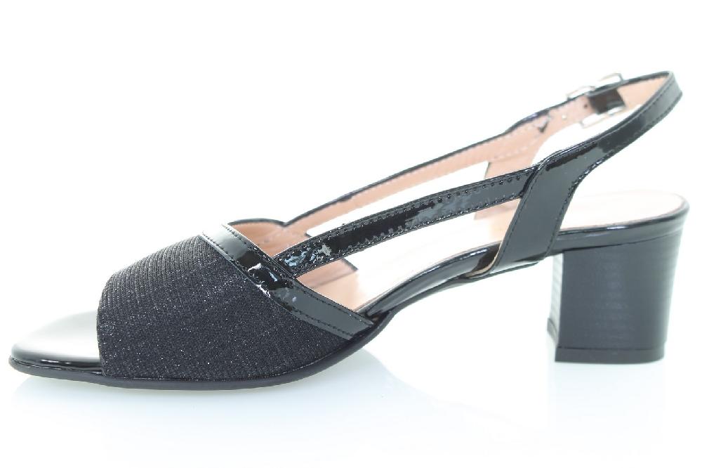 Soffice Sogno Sandalo In Tessuto E Laminato