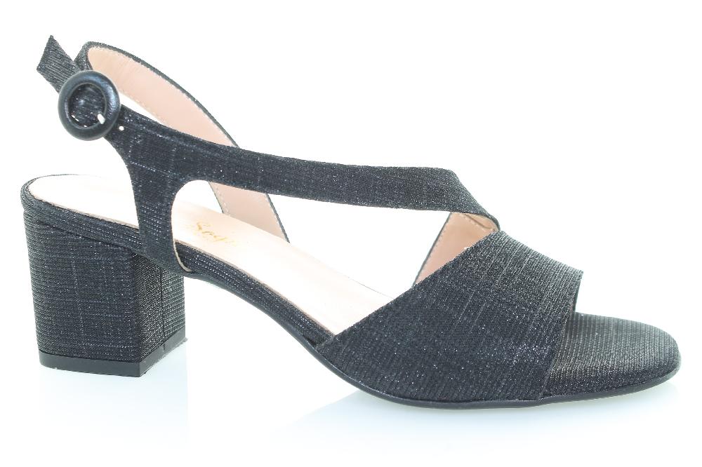 Soffice Sogno Sandalo In Tessuto Effetto Glitter