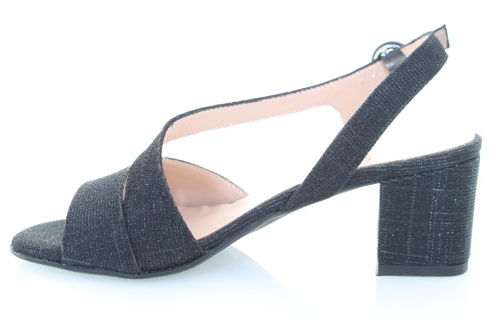 Soffice Sogno Sandalo In Tessuto Effetto Glitter