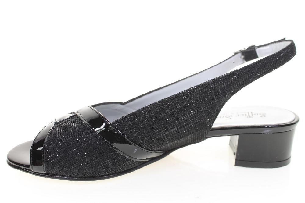 Soffice Sogno Sandalo In Tessuto Effetto Glitter