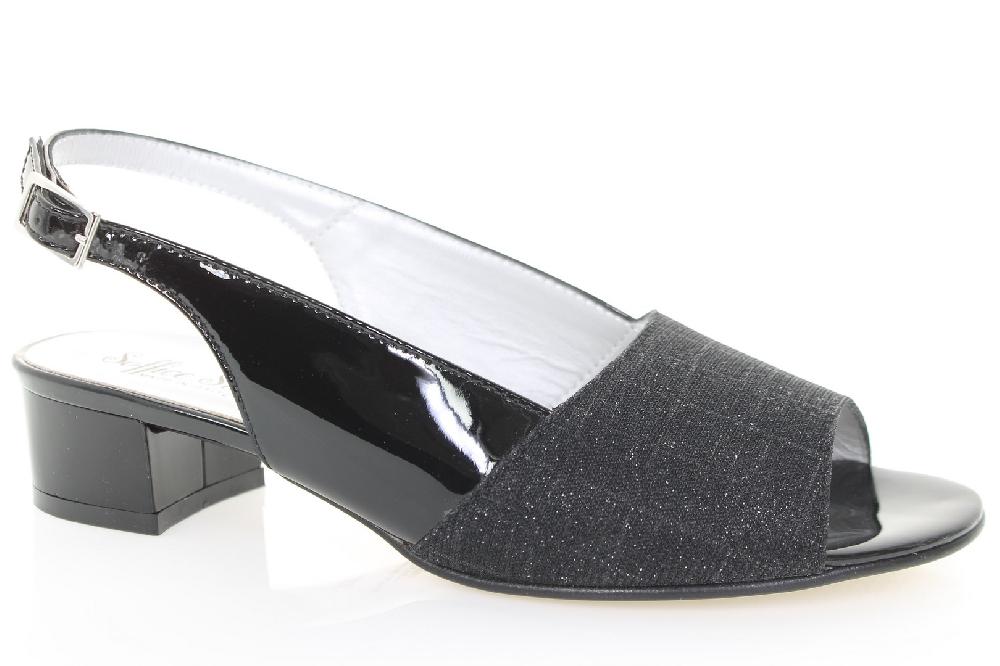 Soffice Sogno Sandalo in tessuto effetto glitter