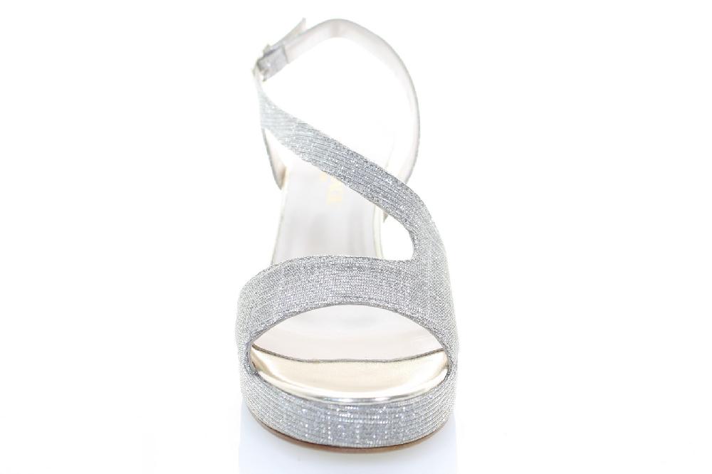 Soffice Sogno Sandalo In Tessuto Effetto Glitter