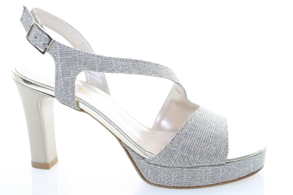 Soffice Sogno Sandalo in tessuto effetto glitter