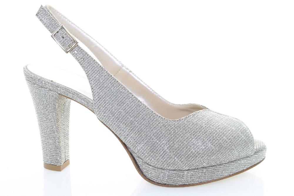 Soffice Sogno Sandalo in tessuto effetto glitter