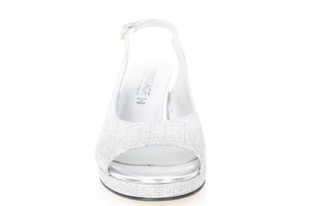 Soffice Sogno Sandalo In Tessuto Effetto Glitter