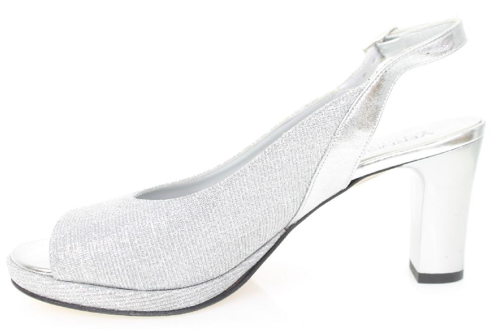 Soffice Sogno Sandalo In Tessuto Effetto Glitter