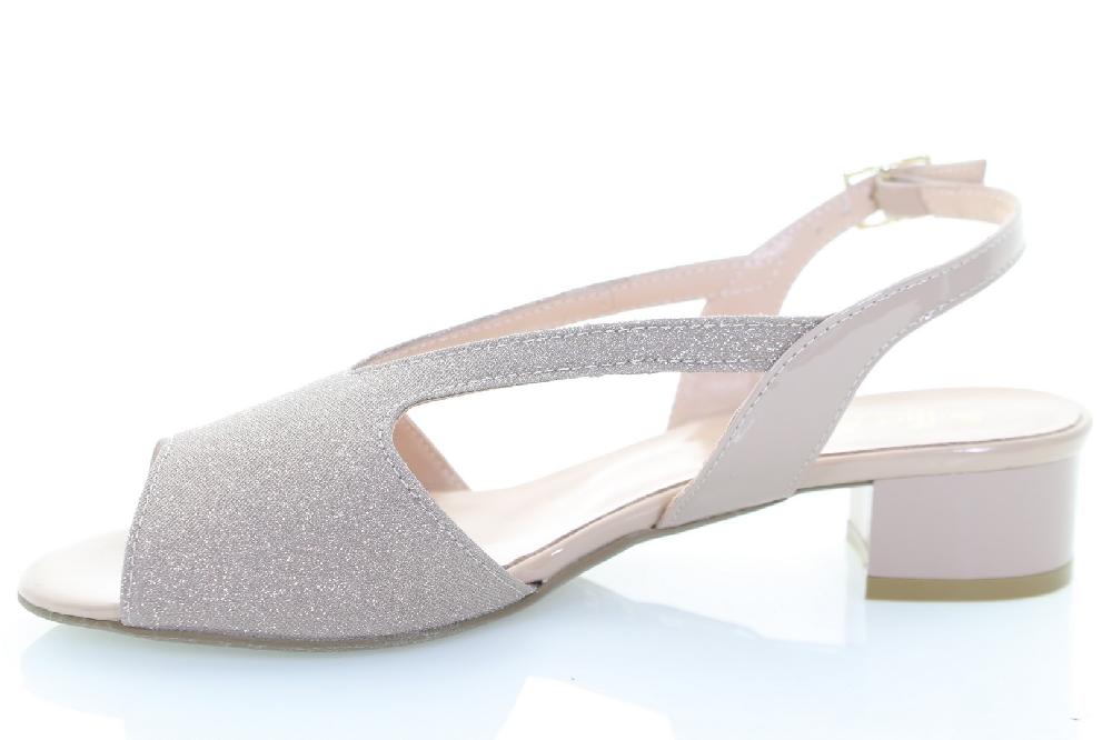 Soffice Sogno Sandalo In Tessuto Glitter