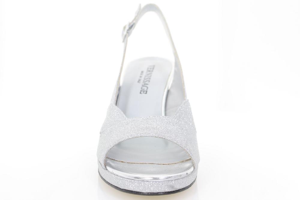 Soffice Sogno Sandalo In Tessuto Glitter