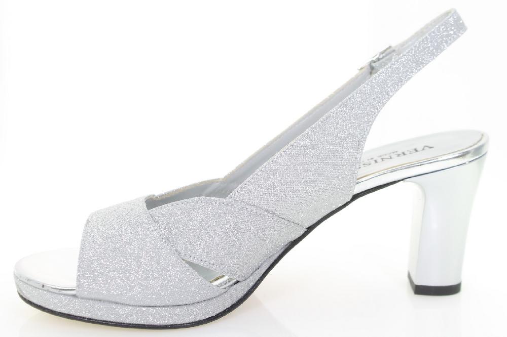 Soffice Sogno Sandalo In Tessuto Glitter