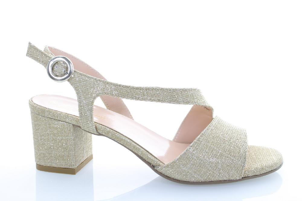 Soffice Sogno Sandalo in tessuto glitter