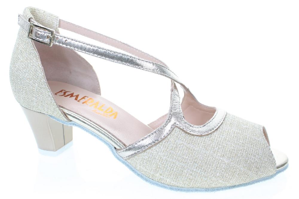 Soffice Sogno Scarpa da ballo in tessuto glitter