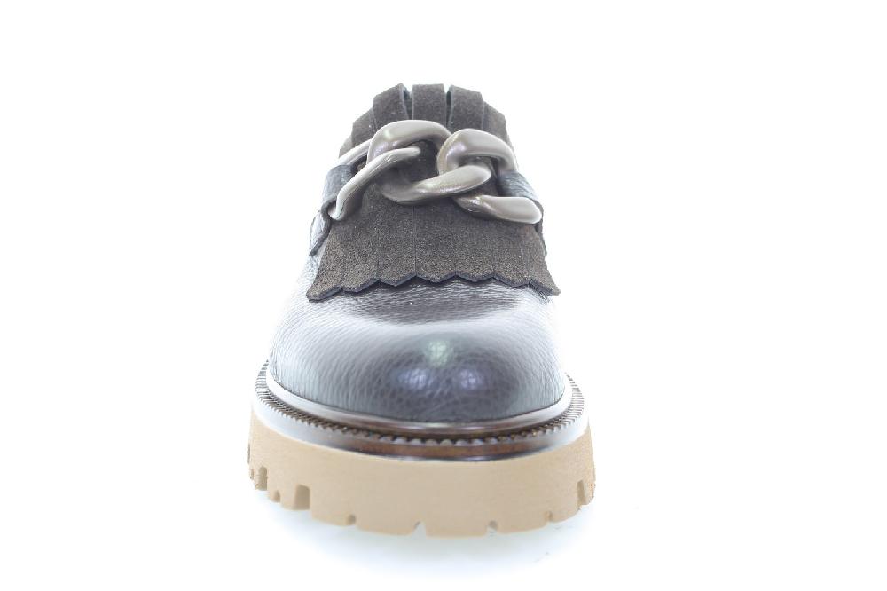 Soffice Sogno Slip On In Pelle Con Frangia