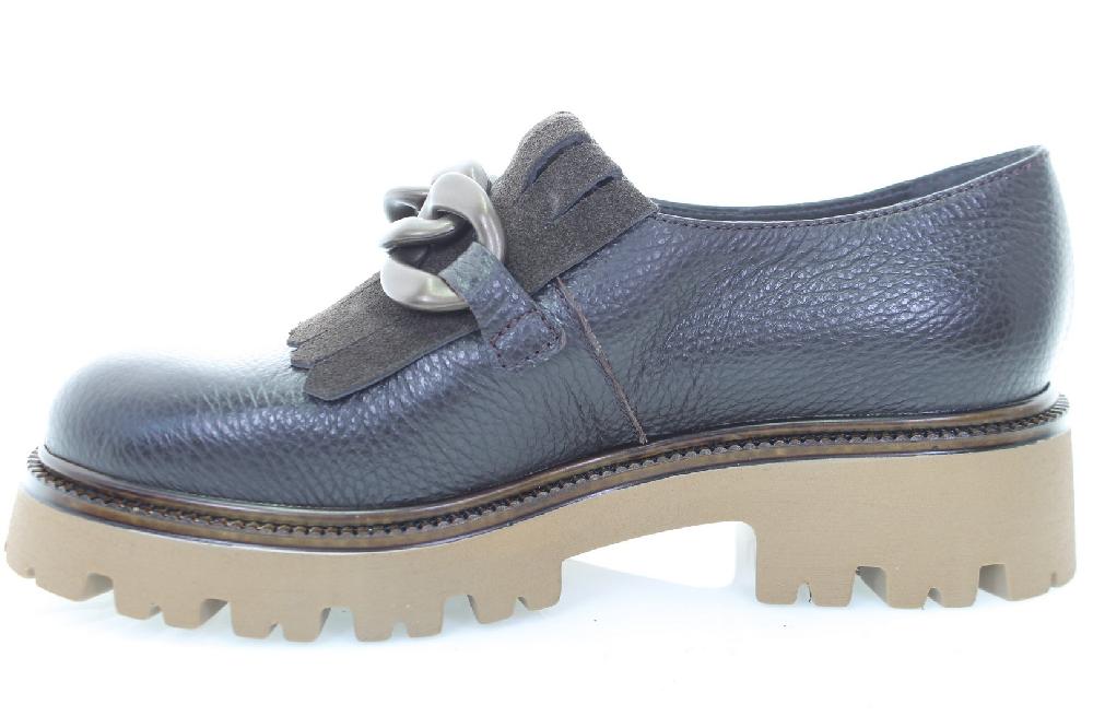 Soffice Sogno Slip On In Pelle Con Frangia