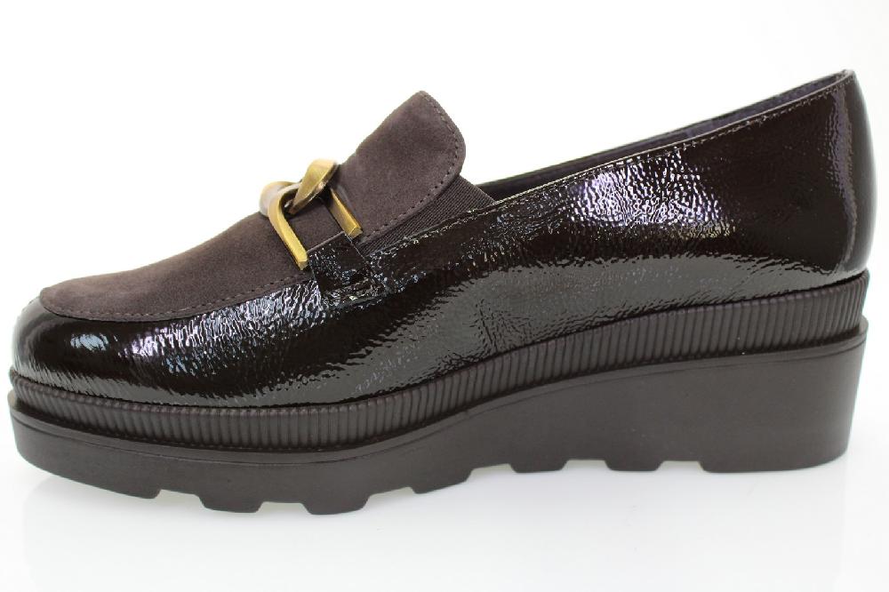 Soffice Sogno Slip On In Pelle Effetto Vernice