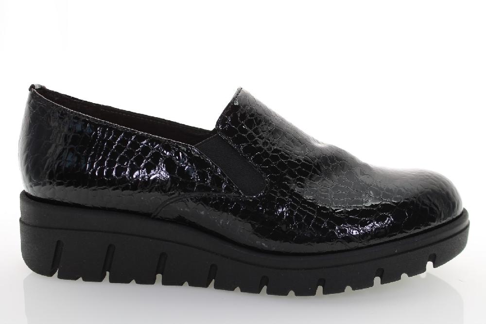 Soffice Sogno Slip on in pelle stampa rettile