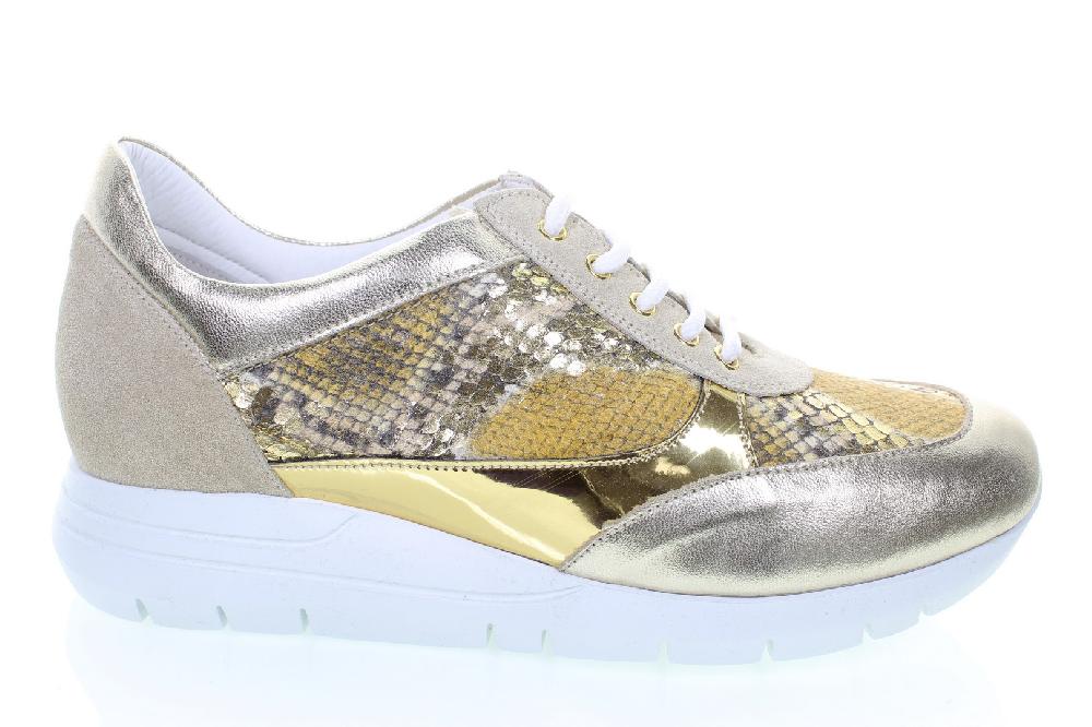 Soffice Sogno Sneaker In Pelle Con Lacci