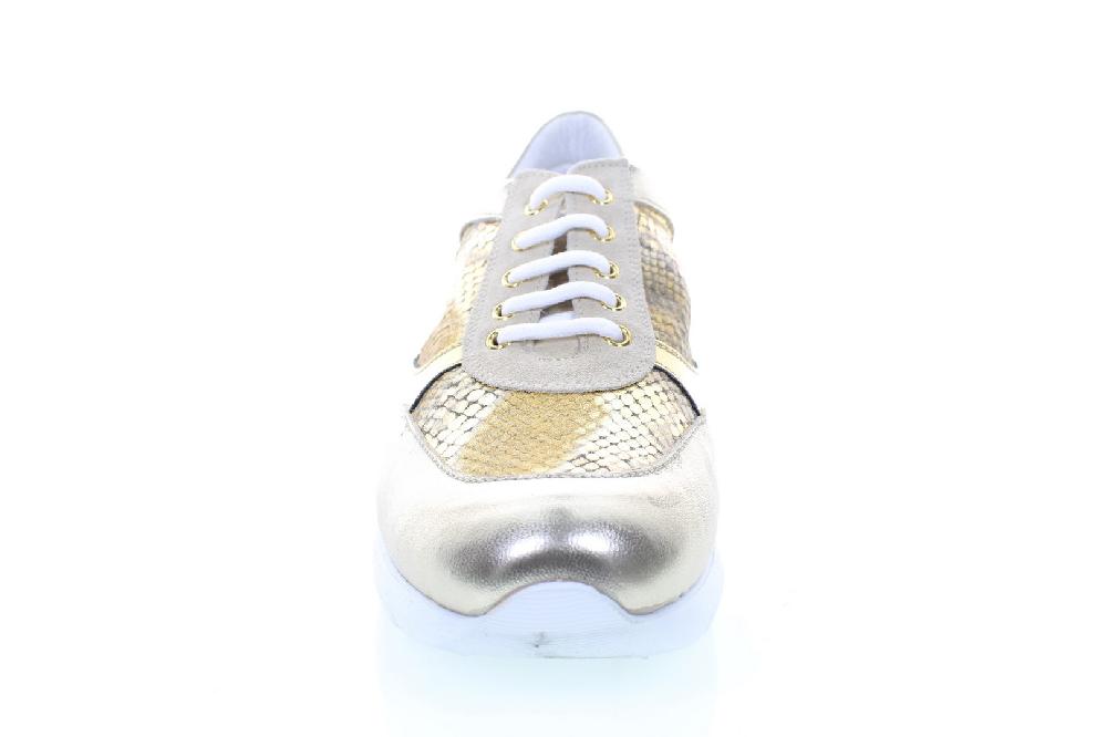 Soffice Sogno Sneaker In Pelle Con Lacci