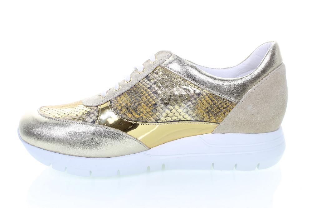 Soffice Sogno Sneaker In Pelle Con Lacci