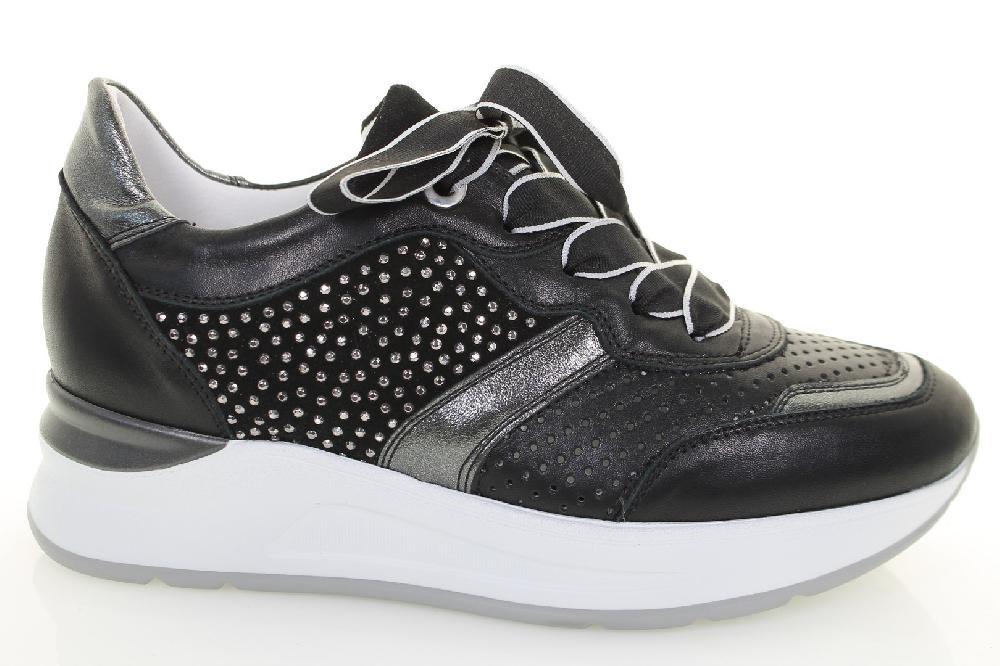 Soffice Sogno Sneaker In Pelle Con Lacci