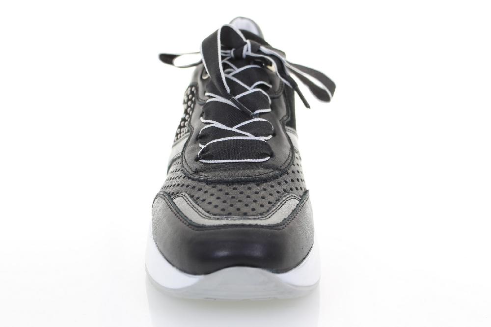 Soffice Sogno Sneaker In Pelle Con Lacci