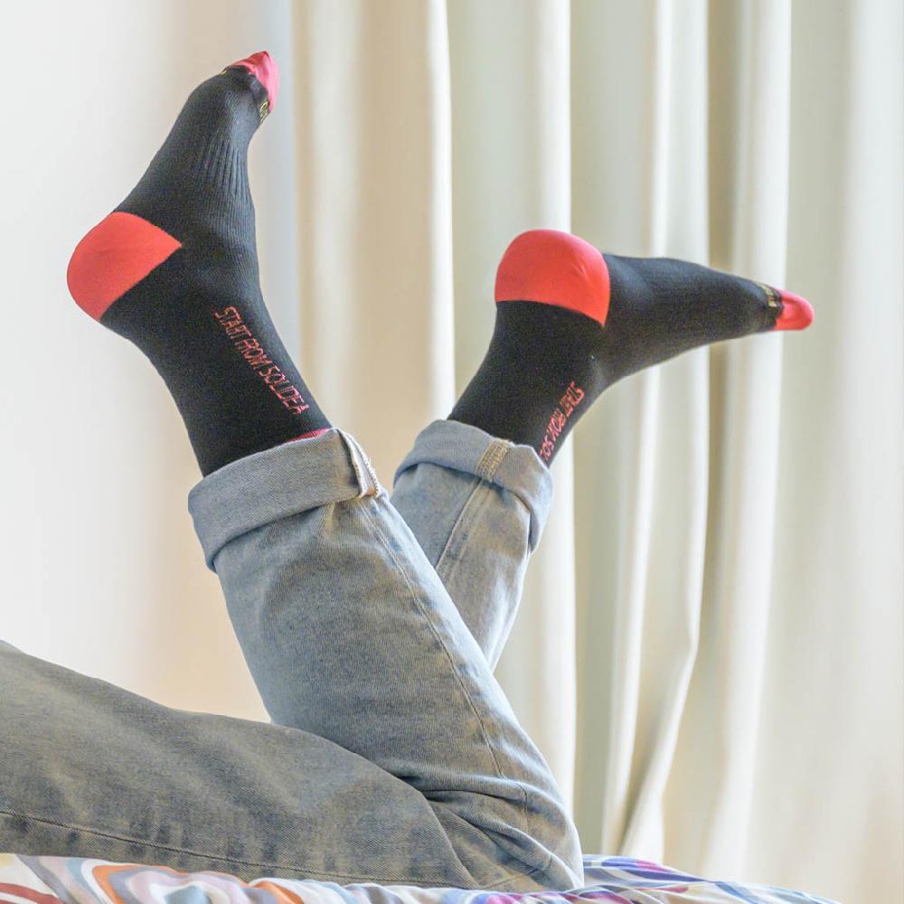 Solidea Socks For You Bamboo FLY Happy Red