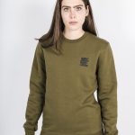 Sort of looser CLICK_military crewneck