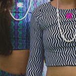 Sort Of Looser Eco-Crop Top_Optycal Waves