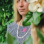 Sort of looser Eco-Crop Top_Optycal Waves