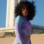 Sort Of Looser Eco-Crop Top Yoga_Violet