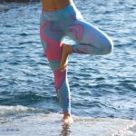 Sort of looser Eco-Leggings Yoga_Blue
