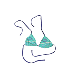 Sort Of Looser Eco-Triangolo_Streamers Turquoise