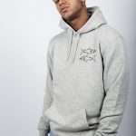 Sort of looser SHARK_grey hoodie