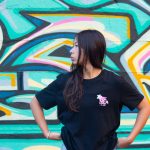 Sort of looser UNISEX T-shirt BARONG_Black Rose #baliinspired