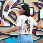 Sort of looser UNISEX T-shirt TIGER_Natural #baliinspired