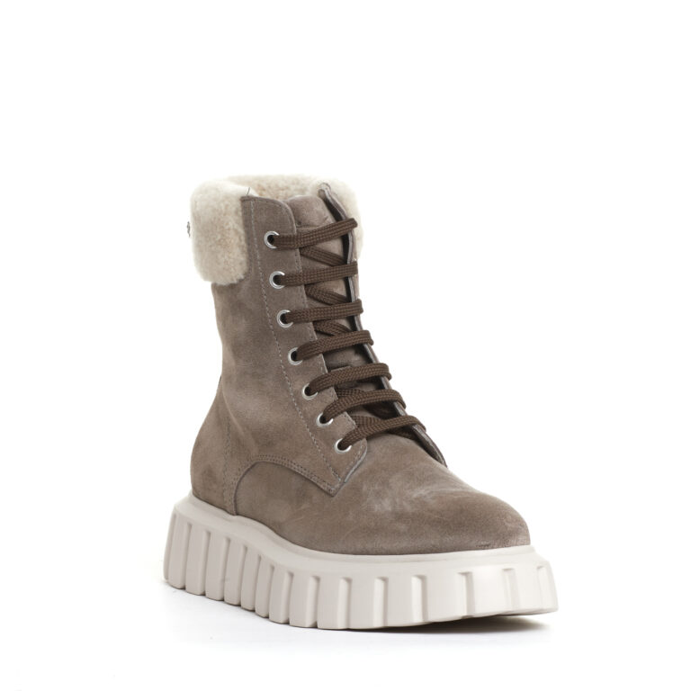 Sorelle Perego Anfibio Camoscio Grigio Con Ecomontone