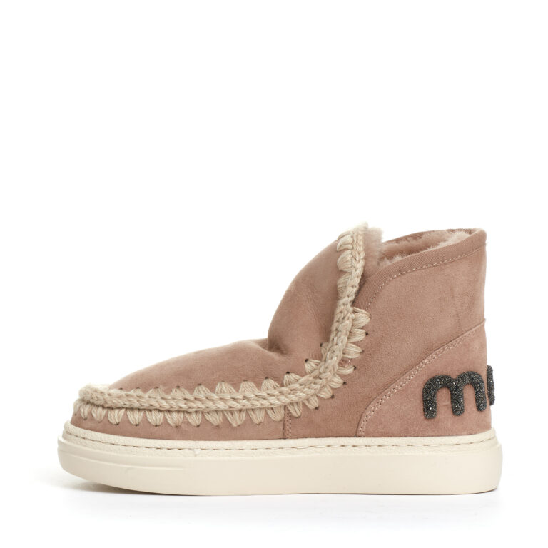 Sorelle Perego Boot Eskimo Fondo Sneakers Camoscio Nude