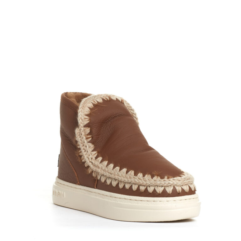Sorelle Perego Boot Eskimo Fondo Sneakers Pelle Cuoio