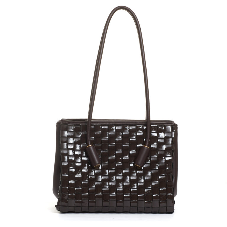 Sorelle Perego Borsa Intreccio In Naplak Testa Di Moro