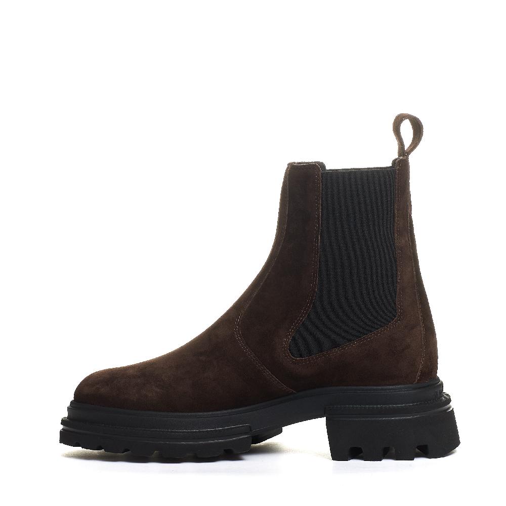 Sorelle Perego Chelsea Boot Elastico Camoscio Marrone