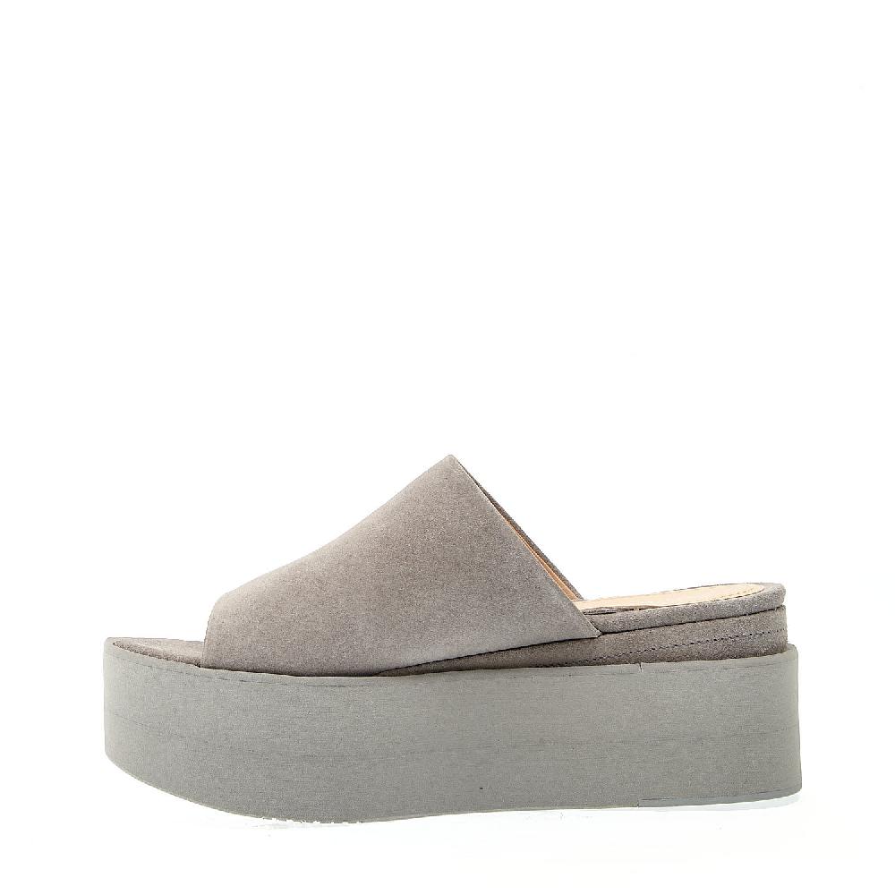 Sorelle Perego Ciabatta Zeppa Extralight Camoscio Grigio