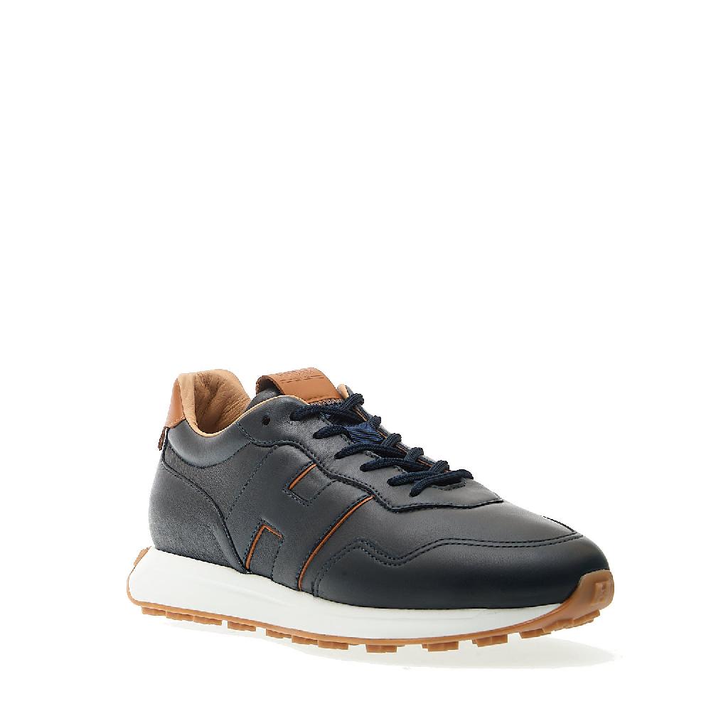 Sorelle Perego Running H601 Pelle Blu Spoiler Cuoio