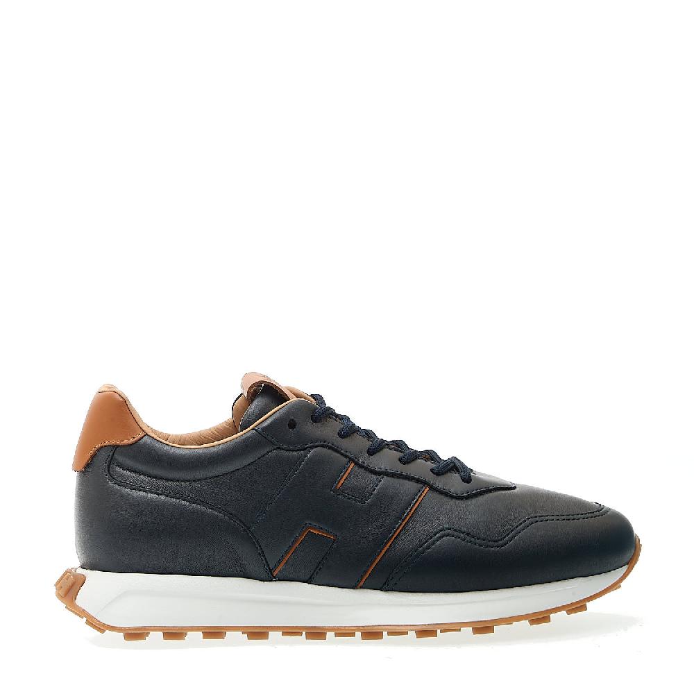 Sorelle Perego Running H601 Pelle Blu Spoiler Cuoio