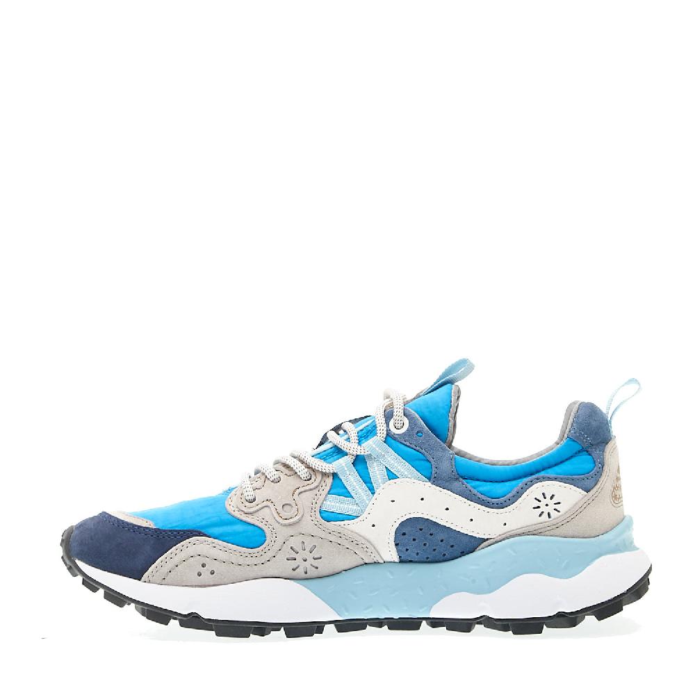 Sorelle Perego Sneakers Tessuto Bluette Camoscio Blu E Grigio