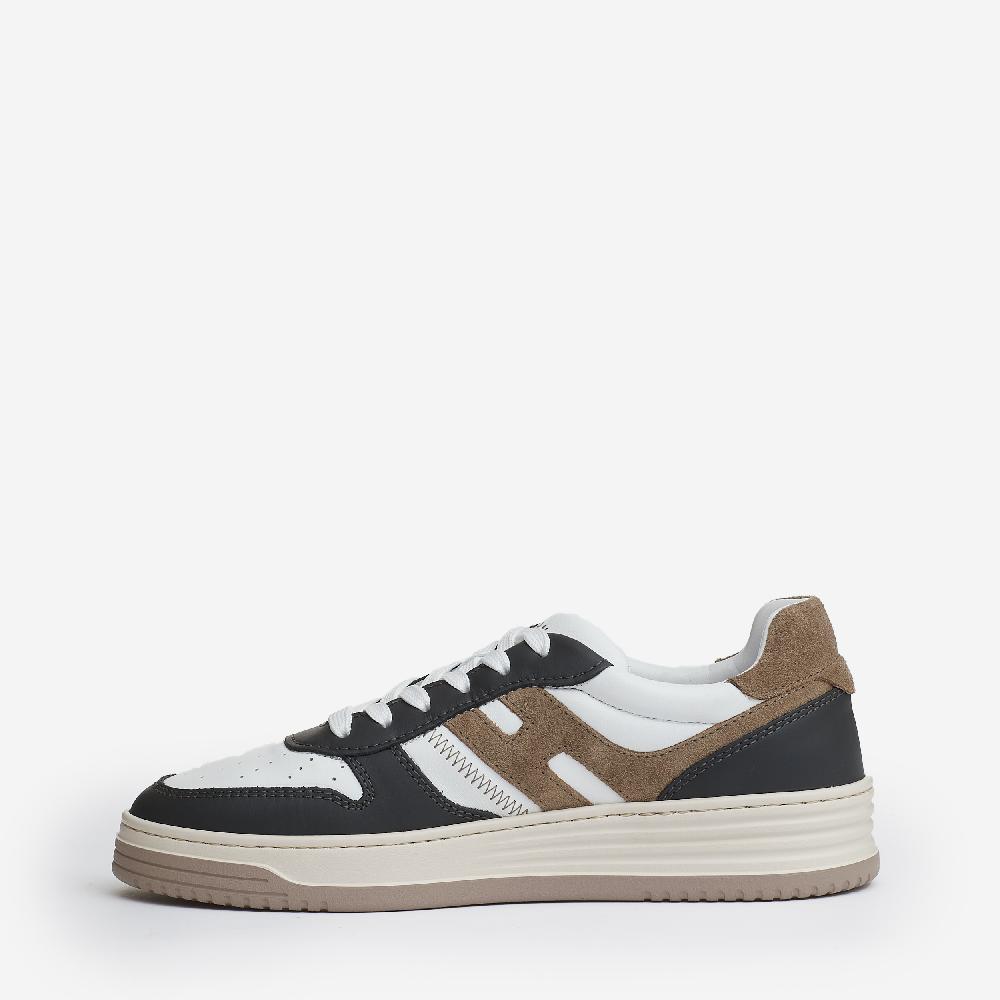 Sorelle Perego Basket Pelle Blu Bianco Beige