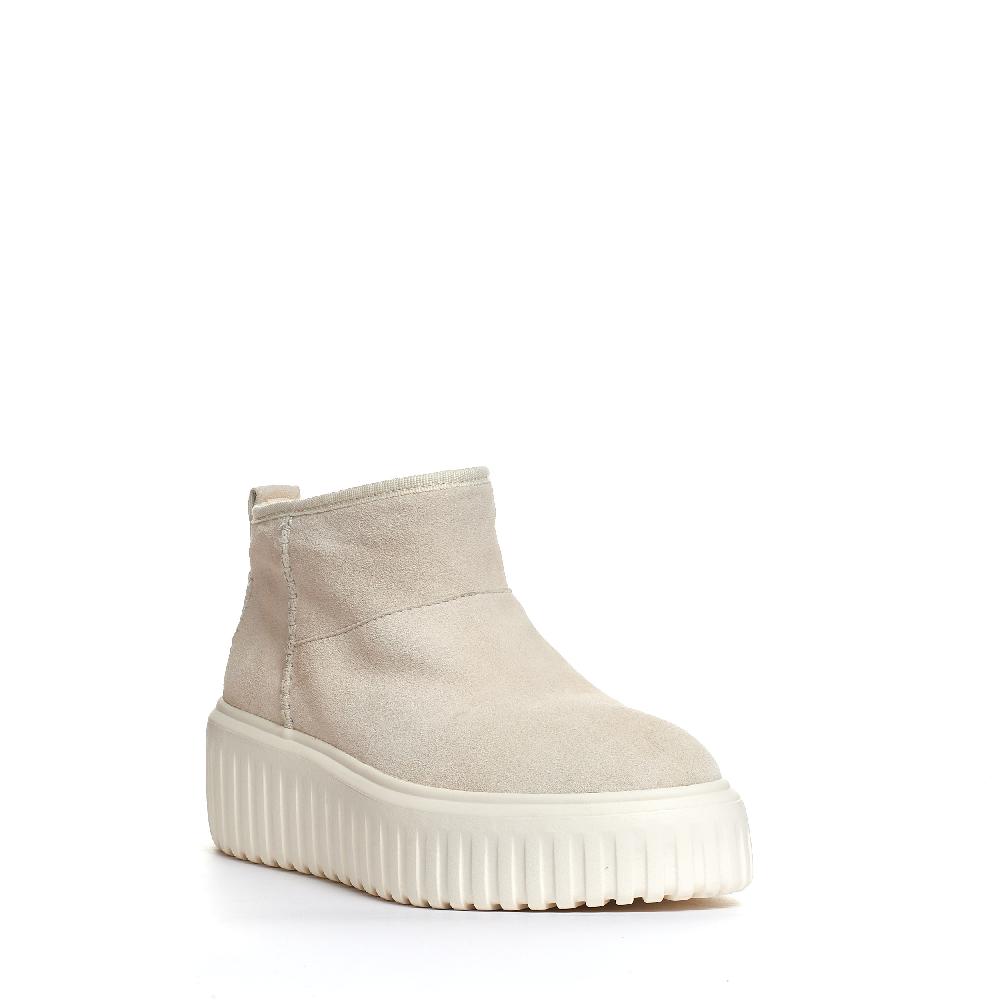 Sorelle Perego Boot Basso Camoscio Beige Chiaro