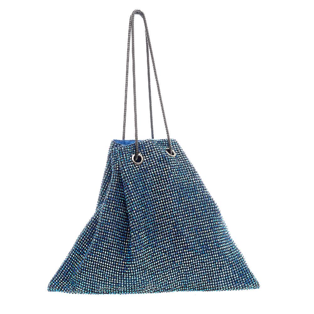 Sorelle Perego Borsa A Sacchetto Strass Pavone