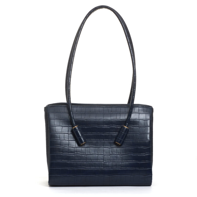 Sorelle Perego borsa in cocco blu