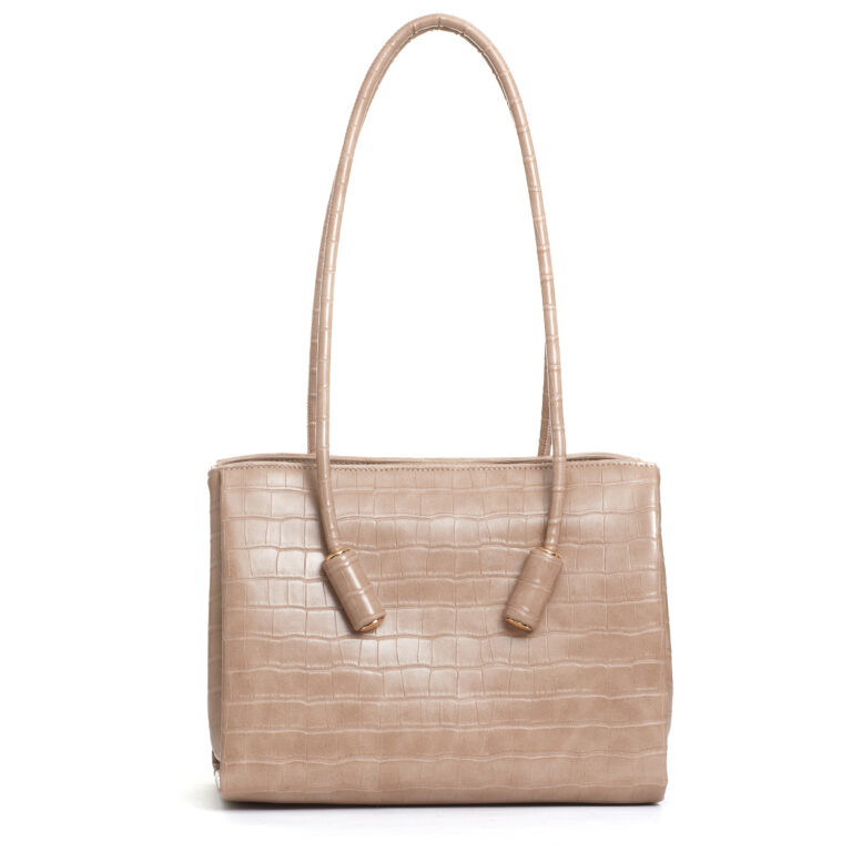 Sorelle Perego Borsa In Cocco Taupe