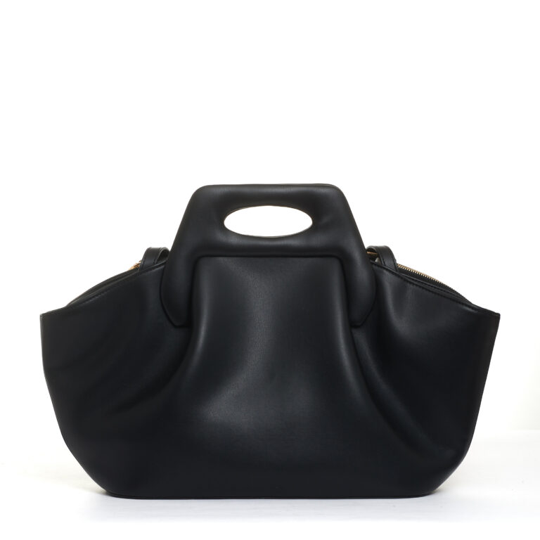 Sorelle Perego Borsa Pelle Nera Trapezio